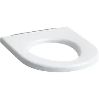 Laufen Pro toiletbril zonder deksel, rolstoeltoegankelijk, scharnieren van roestvrij staal, wit, 1 stuk.