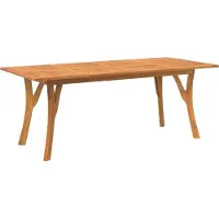 Syfax Tuintafel 200x90x75 cm massief acaciahout