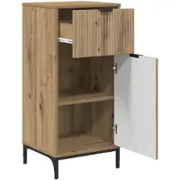 vidaXL Badkamerkast, Artisan-eikenhout, 39,5 x 36 x 88 cm