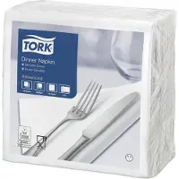Tork Dinerservetten Tork 2-laags 1/4-vouw 150st wit 478746