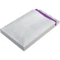 Tyvek Vouwzak B4 met blokbodem, zonder venster, witá