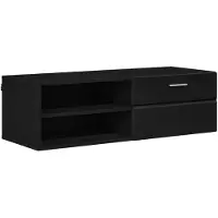 vidaXL Houten Kast 100,5 x 39 x 30 cm Zwart Bewerkt hout