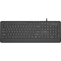 Gembird Slimline bedraad multimedia toetsenbord, zwart, US layout