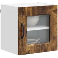 vidaXL Vaatwasserpaneel Kalmar Rook Eiken 40 x 31 x 40 cm Bewerkt hout