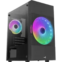 Aerocool Atomic Lite Mini Tower Zwart Behuizing