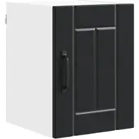 vidaXL Wandkast LUCCA Zwart 30 x 31 x 40 cm Bewerkt hout
