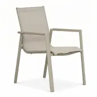 LUX outdoor living Rhodos dining tuinstoel | aluminium | beige