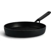 KitchenAid Classic Forged Aluminium grillpan ø28cm - zwart - inductie - anti-aanbak - PFAS-vrij
