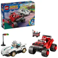 LEGO Sonic Silvers auto vs. Knuckles' monstertruck 77118