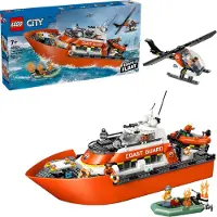 LEGO City Kustwacht Reddingsboot en Helikopter 60504