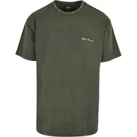Urban Classics Shirt kaki / wit