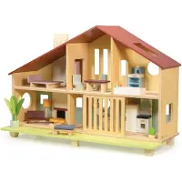 Mentari - Dollhouse with Furniture - Cedar Chalet (MT7605)