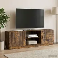 Prolenta Maison Exclusive - TV-kast, gerookt eikenhout, 150 x 31 x 47 cm, houtvezel