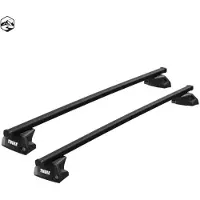 Thule SquareBar dakdragers BMW X1 bouwjaar 2023 t/m heden met gesloten dakrailing | inclusief gratis dakdragertas