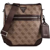 GUESS Schoudertas 'Milano 2' camel / donkerbruin