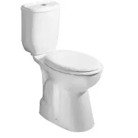 Creavit Toilet Handicap Comfort Height Staand toilet S-uitgang 38.5x67.2x91.1cm Wit
