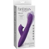Fantasy For Her For Her - 3-in-1 stotende vibrator met verwarmingsfunctie (paars)
