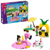LEGO Zwembadfeestje met flamingo en eenhoorn
