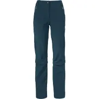 Vaude - Women's Farley Stretch Capri T-Zip Pants III - Afritsbroek 38 - Regular, blauw
