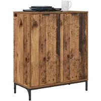 vidaXL Dressoir Oudhout 69,5 x 33 x 82 cm Bewerkt hout