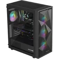 Genesis PC-KAST NPC-2172 DIAXID 605 ARGB MIDI TOWER WINDOW USB-C ZWART