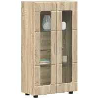 vidaXL Dressoir FLORIN 55,5 x 29 x 100 cm Sonoma Eik Bewerkt hout