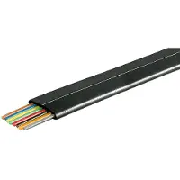 Goobay Telefoonkabel 8-aderig op rol - CCA (AWG28) / zwart - 100 meter