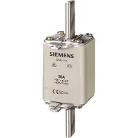 Siemens 3NA3222 Zekeringsinzetstuk Geschikt voor Zekeringsgrootte 000-4 Afmeting zekering : 2 63 A 500 V 3 stuk(s)