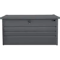 Axi Miles metalen Opbergbox 400 Antraciet - 132x60x62cm