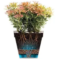 Elho Loft Urban Rond 40 - Bloempot voor Buiten - Ø 38.5 x H 35.3 cm - Theater rood