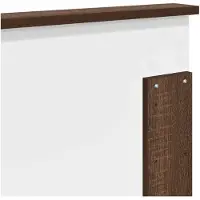 vidaXL Hoofdbord Bruine eik 100 cm Geconstrueerd hout
