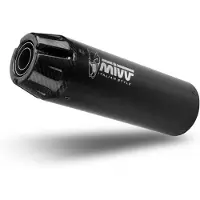 MIVV Hr-1 1x1 Yamaha Xsr 125 22-24 Gehomologeerd Compleet Uitlaatsysteem
