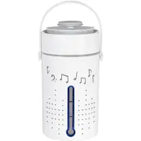 MaxPower (Zonder Bluetooth) LED-luchtbevochtiger, ultrasone mistaromaverspreider, luchtreiniger, Bluetooth-luidspreker