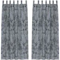 vidaXL Velvet Gordijnen 2 st Zilvergrijs 225 x 140 cm Fluweel