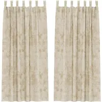 vidaXL Velvet Gordijnen 2 st Crème 225 x 140 cm Fluweel