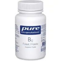 Pure Encapsulations Vitamine B12 Folaat | Combinatie van vitamine B12 en foliumzuur in een zuigtablet. 90 St Capsules