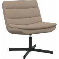 vidaXL Draaistoel Cappuccino 63 x 75 x 76 cm Kunstleer
