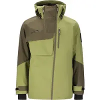Slope Sportjas 'Zuko' olijfgroen / pastelgroen