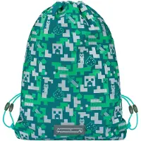 Baagl Minecraft Gymtas Silver Creeper