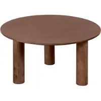 Lewis & Loft Salontafel Lian - FSC Mangohout - Rond ⌀70 cm - Bruin