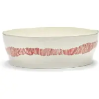 Serax - Ottolenghi Feast - Saladeschaal - Wit/Rood - 28 Ø