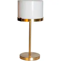 By Rydens Marcel tafellamp 55 cm Messing-wit
