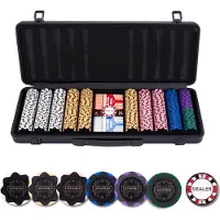 Quint Poker set 500 Exclusive, zonder waarde-aanduidingen
