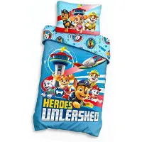 BrandMac Paw Patrol dekbedovertrek happy blauw 140 x 200 cm - 70 x 90 cm - polyester