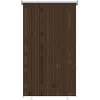 vidaXL Buitenrolgordijn 90% UV-blok Bruin 80 x 230 cm HDPE