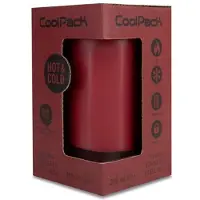 CoolPack Tom Thermosbeker 350ml - Wijnrood