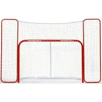 WinnWell - Proform IJshockeydoel met Backstop - Complete Trainingsset - Stevig Frame & Veiligheidsnet - 183 cm