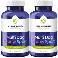 Vitakruid 2x Multi Dag Vrouw Sport 90 Tabletten