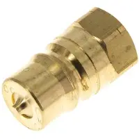 Tameson Messing DN 12.5 Hydraulische Koppeling Insteeknippel 1/2 inch NPT binnendraad ISO 7241-1 B D 23.5mm