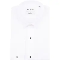 Suitable Smoking Overhemd Wit Slim-Fit